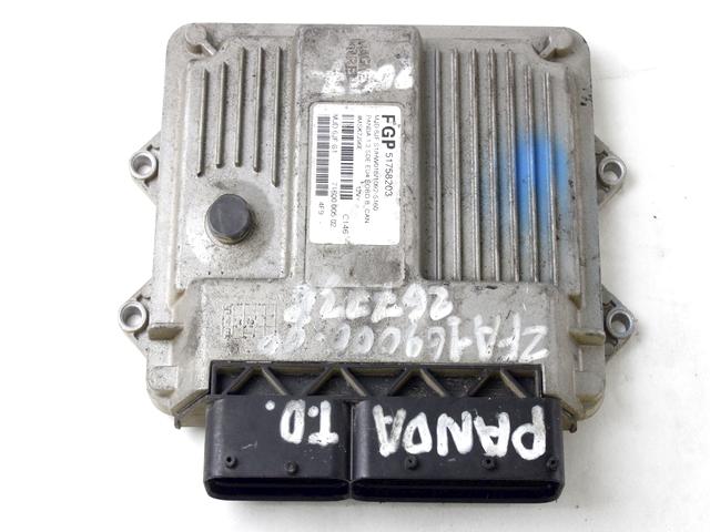 OSNOVNA KRMILNA ENOTA DDE / MODUL ZA VBRIZGAVANJE OEM N. 51758203 ORIGINAL REZERVNI DEL FIAT PANDA 169 (2003 - 08/2009) DIESEL LETNIK 2008