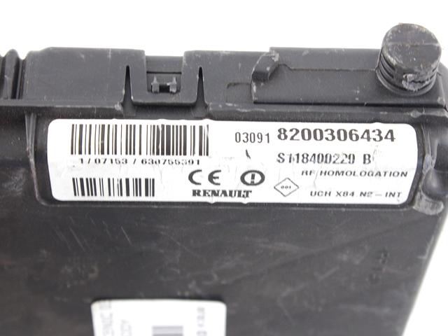 RACUNALNIK MOTORJA/REM OEM N. 8200306434 ORIGINAL REZERVNI DEL RENAULT MEGANE MK2 BM0/1 CM0/1 EM0/1 KM0/1 LM0/1 BER/GRANDTOUR  (10/2002 - 02/2006) DIESEL LETNIK 2003