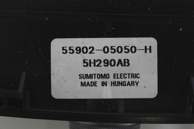 KONTROLNA ENOTA KLIMATSKE NAPRAVE / AVTOMATSKA KLIMATSKA NAPRAVA OEM N. 55902-05050-H ORIGINAL REZERVNI DEL TOYOTA AVENSIS T25 MK2 BER/SW (2003 - 2008)DIESEL LETNIK 2006