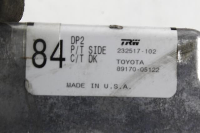 KIT AIRBAG KOMPLET OEM N. 19247 KIT AIRBAG COMPLETO ORIGINAL REZERVNI DEL TOYOTA AVENSIS T25 MK2 BER/SW (2003 - 2008)DIESEL LETNIK 2006