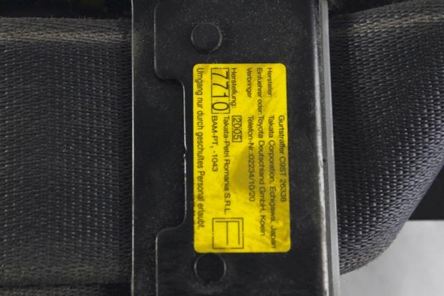 KIT AIRBAG KOMPLET OEM N. 19247 KIT AIRBAG COMPLETO ORIGINAL REZERVNI DEL TOYOTA AVENSIS T25 MK2 BER/SW (2003 - 2008)DIESEL LETNIK 2006