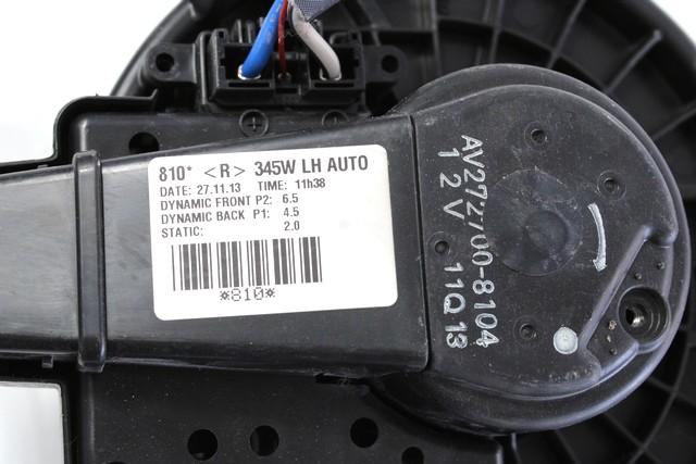 VENTILATOR  KABINE  OEM N. AV272700-8104 ORIGINAL REZERVNI DEL TOYOTA AURIS E18 MK2 (2012 - 2018) IBRIDO (ELETRICO-BENZINA) LETNIK 2013