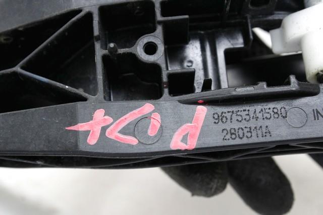 ZUNANJA KLJUKA ZADNJA DESNA VRATA OEM N. 9101HS ORIGINAL REZERVNI DEL CITROEN C4 PICASSO/GRAND PICASSO MK1 (2006 - 08/2013) DIESEL LETNIK 2011