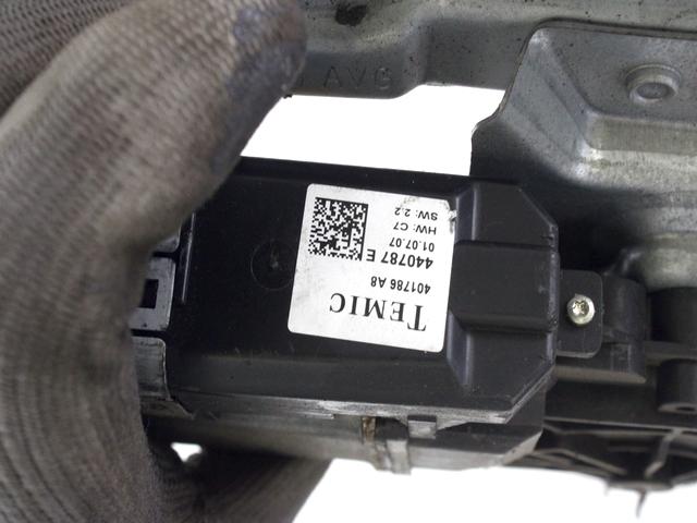 MEHANIZEM DVIGA SPREDNJIH STEKEL  OEM N. 58565 SISTEMA ALZACRISTALLO PORTA ANTERIORE ELETTR ORIGINAL REZERVNI DEL PEUGEOT 207 / 207 CC WA WC WD WK (2006 - 05/2009) BENZINA/GPL LETNIK 2009