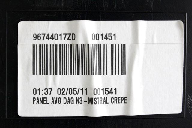 NOTRANJA OBLOGA SPREDNJIH VRAT OEM N. PNASTCTC4GRAPICAMK1MV5P ORIGINAL REZERVNI DEL CITROEN C4 PICASSO/GRAND PICASSO MK1 (2006 - 08/2013) DIESEL LETNIK 2011