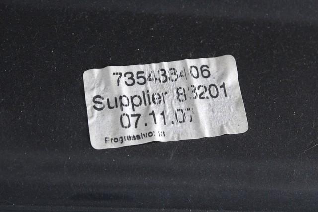 MEHANIZEM DVIGA SPREDNJIH STEKEL  OEM N. 17449 SISTEMA ALZACRISTALLO PORTA ANTERIORE ELETTR ORIGINAL REZERVNI DEL LANCIA Y YPSILON 843 R (2006 - 2011) BENZINA LETNIK 2008