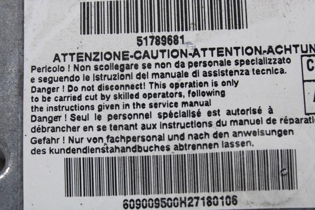 KIT AIRBAG KOMPLET OEM N. 17449 KIT AIRBAG COMPLETO ORIGINAL REZERVNI DEL LANCIA Y YPSILON 843 R (2006 - 2011) BENZINA LETNIK 2008