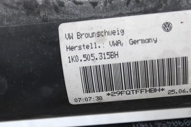 MOST ZADNJE OSI OEM N. 1K0505315BH ORIGINAL REZERVNI DEL SEAT LEON 1P1 MK2 (2005 - 2012) BENZINA LETNIK 2009