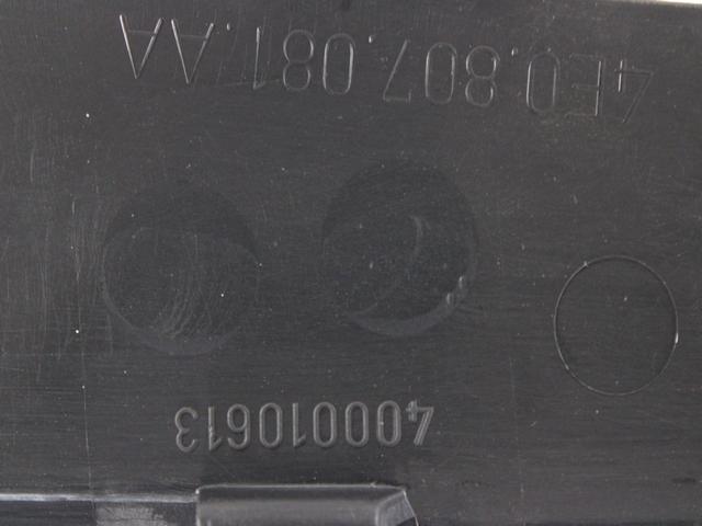 OKRASNI PROFILI SPREDNJEGA ODBIJACA  OEM N. 4E0807081AA ORIGINAL REZERVNI DEL AUDI A8 MK2 D3/4E (2002 - 2009)BENZINA LETNIK 2009