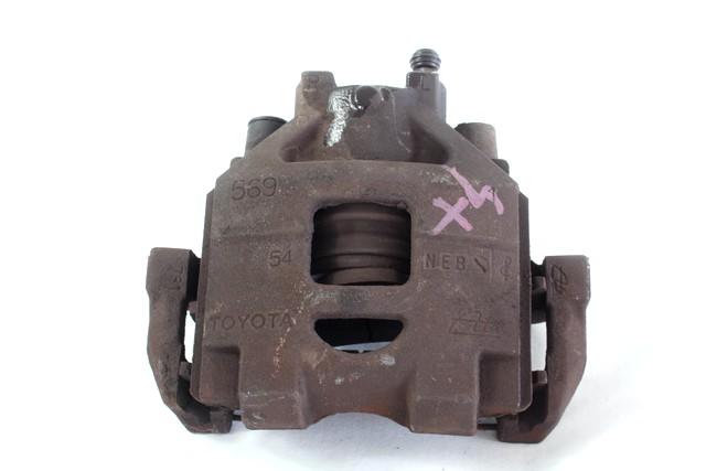 SPREDNJE LEVE ZAVORNE CELJUSTI  OEM N. 477500D070 ORIGINAL REZERVNI DEL TOYOTA YARIS P9 MK2 (01/2006 - 2009) BENZINA LETNIK 2007