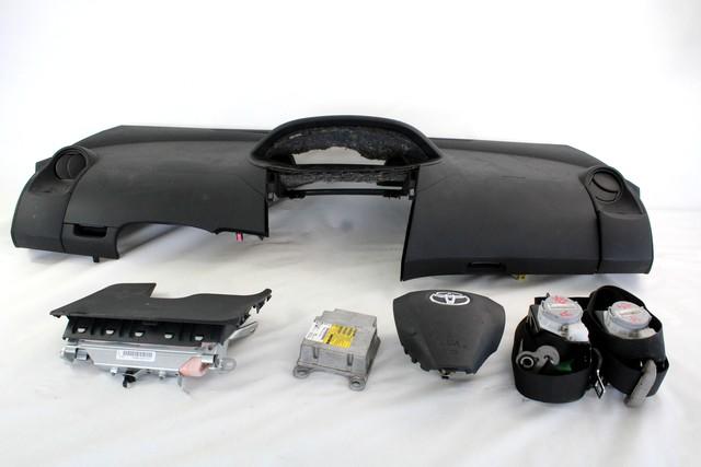 KIT AIRBAG KOMPLET OEM N. 19256 KIT AIRBAG COMPLETO ORIGINAL REZERVNI DEL TOYOTA YARIS P9 MK2 (01/2006 - 2009) BENZINA LETNIK 2007