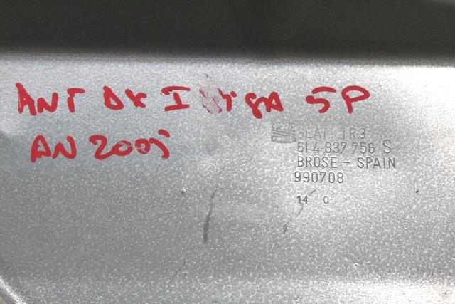 MEHANIZEM DVIGA SPREDNJIH STEKEL  OEM N. 17079 SISTEMA ALZACRISTALLO PORTA ANTERIORE ELETTR ORIGINAL REZERVNI DEL SEAT IBIZA 6L1 MK3 (01/2002 - 01/2006) DIESEL LETNIK 2005