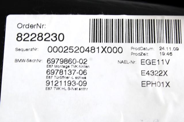 VRATNI PANEL OEM N. PNPSTBWSR1E87RBR5P ORIGINAL REZERVNI DEL BMW SERIE 1 BER/COUPE/CABRIO E81/E82/E87/E88 LCI R (2007 - 2013) BENZINA LETNIK 2010