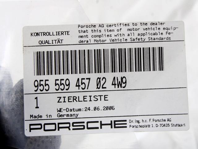 ZUNANJI PROFILI IN LETVE OEM N. 95555945702 ORIGINAL REZERVNI DEL PORSCHE CAYENNE 9PA MK1 (2003 -2008) BENZINA LETNIK 2004