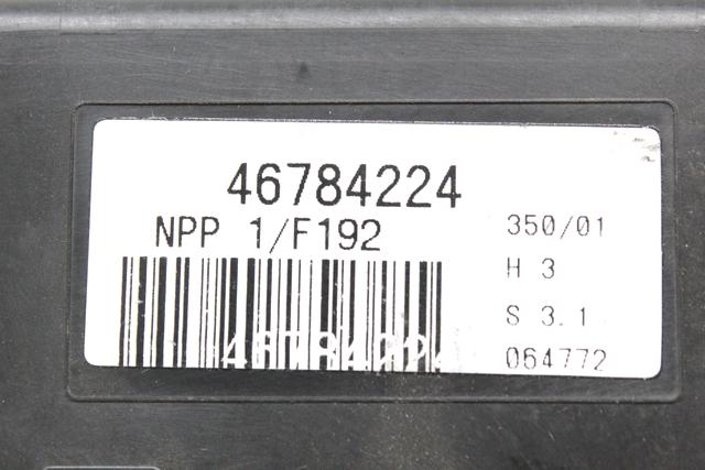 RACUNALNIK VRAT IN STEKEL OEM N. 46784224 ORIGINAL REZERVNI DEL FIAT STILO 192 BER/SW (2001 - 2004) DIESEL LETNIK 2004