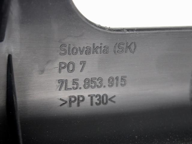 NOSILCI ODBIJACA  OEM N. 7L5853915 ORIGINAL REZERVNI DEL PORSCHE CAYENNE 9PA MK1 (2003 -2008) BENZINA LETNIK 2007