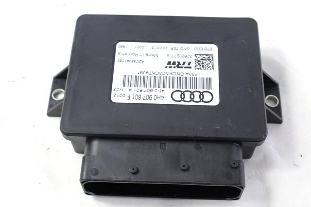 ELEKTRICNA PARKIRNA ZAVORNA  OEM N. 4H0907801F ORIGINAL REZERVNI DEL AUDI A8 D4/4H (2009 -2013)DIESEL LETNIK 2013