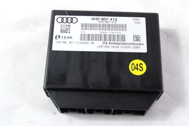 KONTROLA UDOBJA (BLUE & ME) OEM N. 4H0907412 ORIGINAL REZERVNI DEL AUDI A8 D4/4H (2009 -2013)DIESEL LETNIK 2013