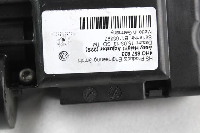 KONZOLE IN SINE SEDEZEV OEM N. 4H0857833 ORIGINAL REZERVNI DEL AUDI A8 D4/4H (2009 -2013)DIESEL LETNIK 2013