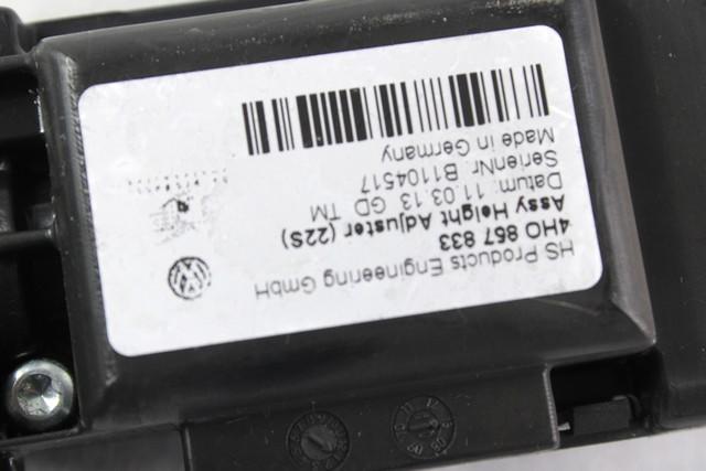 KONZOLE IN SINE SEDEZEV OEM N. 4H0857833 ORIGINAL REZERVNI DEL AUDI A8 D4/4H (2009 -2013)DIESEL LETNIK 2013