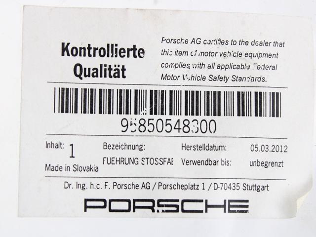 NOSILCI ZADNJEGA ODBIJACA  OEM N. 7P5807483 ORIGINAL REZERVNI DEL PORSCHE CAYENNE 92A MK2 (2010 - 2017)  LETNIK 2011