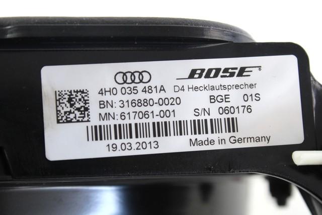 ZVOCNIKI OEM N. 4H0035481A ORIGINAL REZERVNI DEL AUDI A8 D4/4H (2009 -2013)DIESEL LETNIK 2013