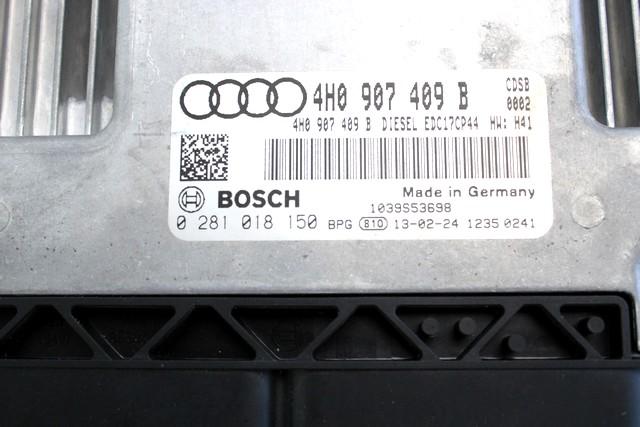 KOMPLET ODKLEPANJE IN VZIG  OEM N. 33432 KIT ACCENSIONE AVVIAMENTO ORIGINAL REZERVNI DEL AUDI A8 D4/4H (2009 -2013)DIESEL LETNIK 2013