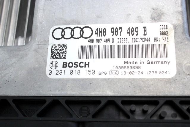 KOMPLET ODKLEPANJE IN VZIG  OEM N. 33432 KIT ACCENSIONE AVVIAMENTO ORIGINAL REZERVNI DEL AUDI A8 D4/4H (2009 -2013)DIESEL LETNIK 2013