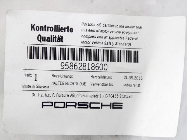 NOSILCI ODBIJACA  OEM N. 7P5807756 ORIGINAL REZERVNI DEL PORSCHE CAYENNE 92A MK2 (2010 - 2017) BENZINA LETNIK 2012