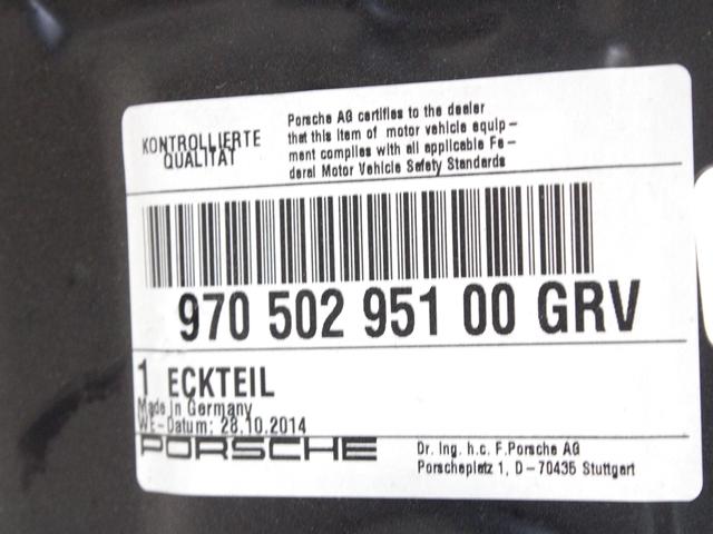 ZADNJA BOCNA STRAN OEM N. 97050545100 ORIGINAL REZERVNI DEL PORSCHE PANAMERA 970 MK1 (2009 - 2016) LETNIK 2012