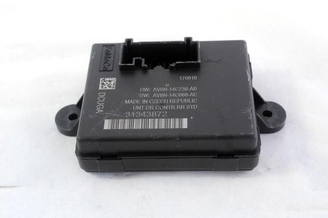 RACUNALNIK VRAT IN STEKEL OEM N. 31456699 ORIGINAL REZERVNI DEL VOLVO V60 MK1 (2010 - 2018)DIESEL LETNIK 2016