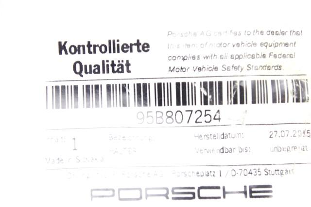 NOSILCI ZADNJEGA ODBIJACA  OEM N. 95B807254 ORIGINAL REZERVNI DEL PORSCHE MACAN 95B MK1 (2013 - 2018)BENZINA LETNIK 2015