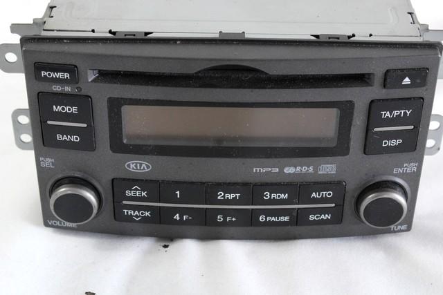 RADIO CD / OJACEVALNIK / IMETNIK HIFI OEM N. 961201D4003W ORIGINAL REZERVNI DEL KIA CARENS UN MK3 (2006 - 2013) DIESEL LETNIK 2008