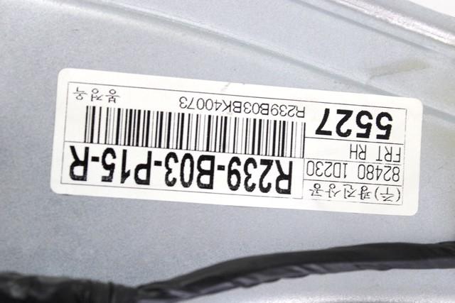 MEHANIZEM DVIGA SPREDNJIH STEKEL  OEM N. 19752 SISTEMA ALZACRISTALLO PORTA ANTERIORE ELETT ORIGINAL REZERVNI DEL KIA CARENS UN MK3 (2006 - 2013) DIESEL LETNIK 2008