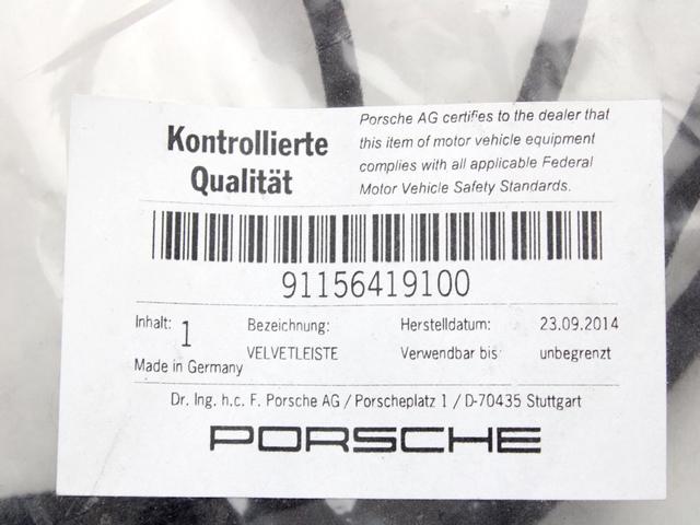 OTVORITEV STRE?NE TESNILA OEM N. 91156419100 ORIGINAL REZERVNI DEL PORSCHE 911 (1965 - 1989)BENZINA LETNIK 1966