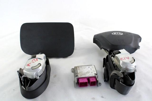 KIT AIRBAG KOMPLET OEM N. 19752 KIT AIRBAG COMPLETO ORIGINAL REZERVNI DEL KIA CARENS UN MK3 (2006 - 2013) DIESEL LETNIK 2008