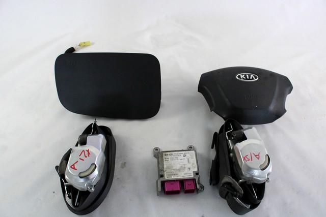 KIT AIRBAG KOMPLET OEM N. 19752 KIT AIRBAG COMPLETO ORIGINAL REZERVNI DEL KIA CARENS UN MK3 (2006 - 2013) DIESEL LETNIK 2008