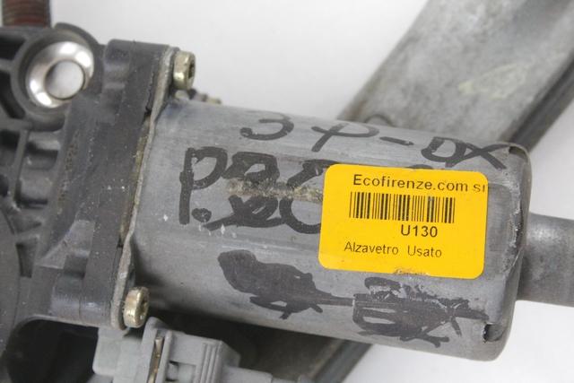 MEHANIZEM DVIGA SPREDNJIH STEKEL  OEM N. 33839 SISTEMA ALZACRISTALLO PORTA ANTERIORE ELETTR ORIGINAL REZERVNI DEL PEUGEOT 206 PLUS T3E 2EK 2AC (2009 - 2012) DIESEL LETNIK 2010