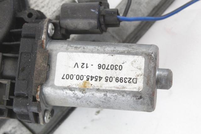 MEHANIZEM DVIGA SPREDNJIH STEKEL  OEM N. 3953 SISTEMA ALZACRISTALLO PORTA ANTERIORE ELETTRI ORIGINAL REZERVNI DEL SEAT CORDOBA 6K1 6K2 6K5 MK1 (1993 - 1999) BENZINA LETNIK 1995