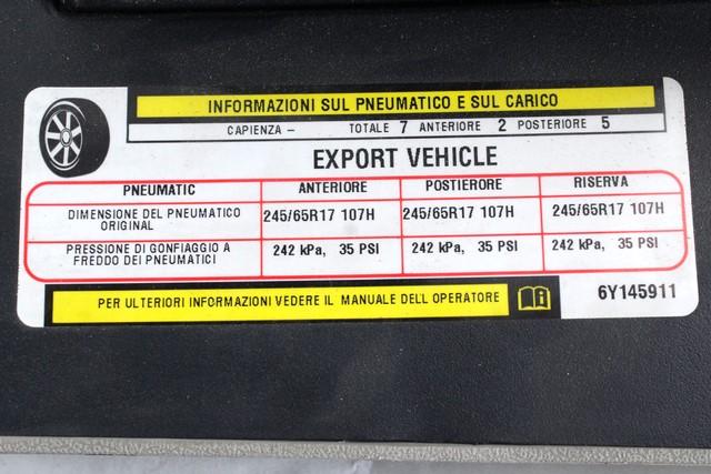 PREDAL ZA DOKUMENTE OEM N. 5JY771D1AI ORIGINAL REZERVNI DEL JEEP COMMANDER XK XH (2005 - 2010) BENZINA LETNIK 2006