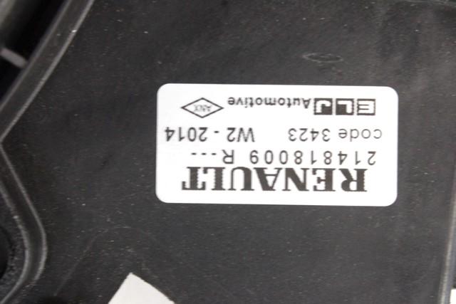 VENTILATOR HLADILNIKA OEM N. 214818009R ORIGINAL REZERVNI DEL DACIA NUOVA LOGAN MCV MK2 (2012 - 2020) DIESEL LETNIK 2014