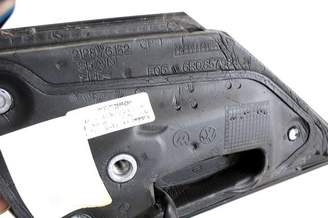 DESNO OGLEDALO OEM N. (D)6R1857508D9B9 ORIGINAL REZERVNI DEL VOLKSWAGEN POLO 6R1 6C1 (06/2009 - 02/2014) DIESEL LETNIK 2010