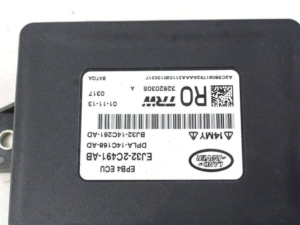 ELEKTRICNA PARKIRNA ZAVORNA  OEM N. EJ32-2C491-AB ORIGINAL REZERVNI DEL LAND ROVER RANGE ROVER EVOQUE L538 (2012 - 2016)DIESEL LETNIK 2013