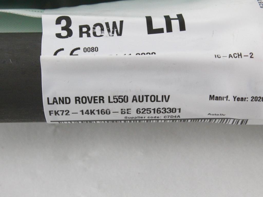 ZRACNA BLAZINA GLAVA LEVA OEM N. FK72-14K160-BE ORIGINAL REZERVNI DEL LAND ROVER DISCOVERY SPORT L550 R (DAL 2021)DIESEL LETNIK 2021