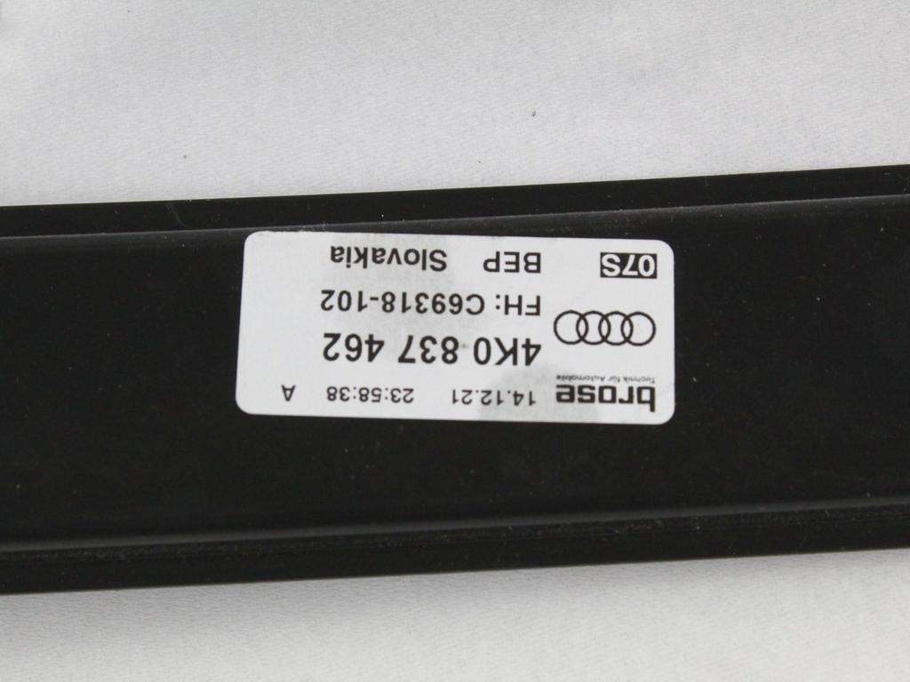 MEHANIZEM DVIGA SPREDNJIH STEKEL  OEM N. SISTEMA ALZACRISTALLO PORTA ANTERIORE ELETTRICO ORIGINAL REZERVNI DEL AUDI A6 C8 BER/SW/ALLROAD (DAL 2018)DIESEL LETNIK 2021