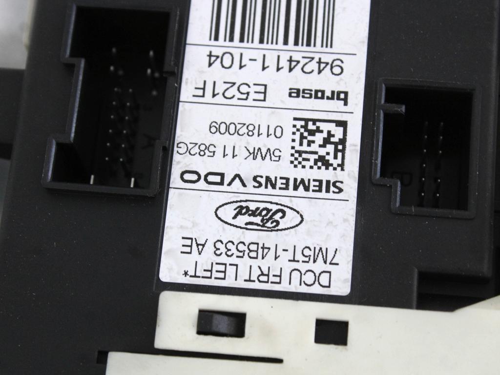 MEHANIZEM DVIGA SPREDNJIH STEKEL  OEM N. 33344 SISTEMA ALZACRISTALLO PORTA ANTERIORE ELETTR ORIGINAL REZERVNI DEL FORD FOCUS DA HCP DP MK2 R BER/SW (2008 - 2011) BENZINA/GPL LETNIK 2009