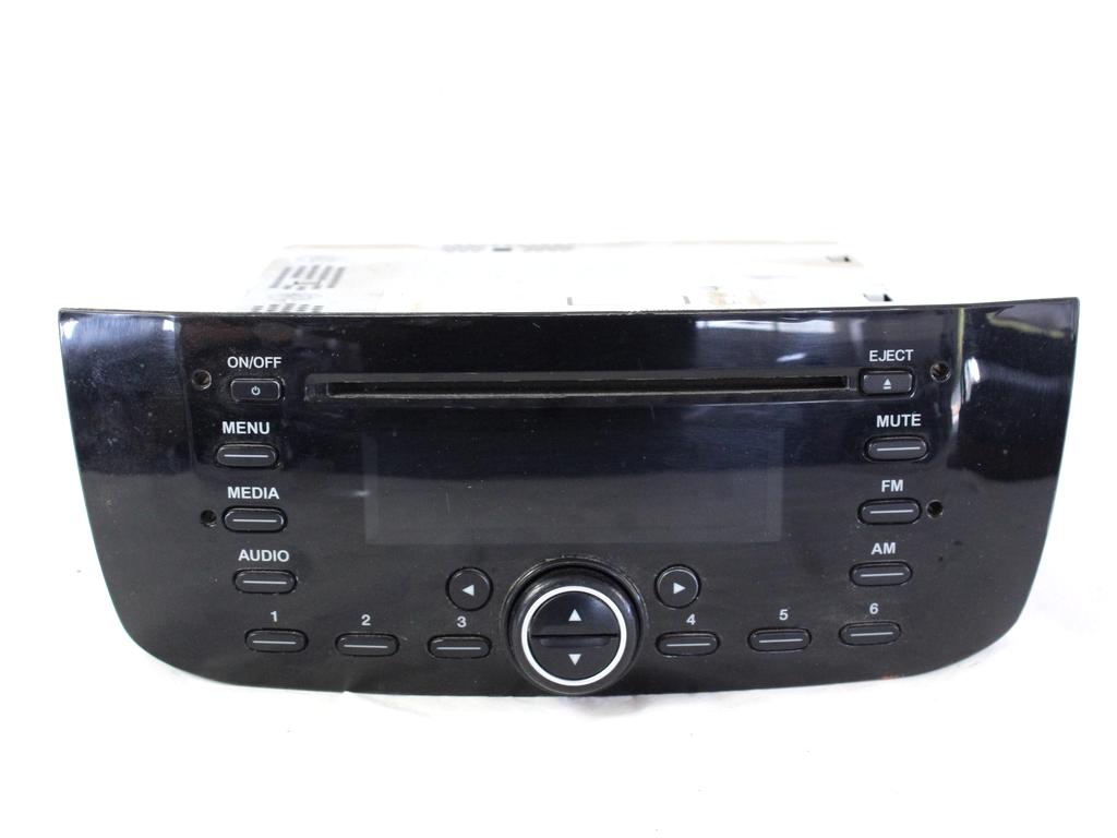 RADIO CD / OJACEVALNIK / IMETNIK HIFI OEM N. 735501409 ORIGINAL REZERVNI DEL FIAT PUNTO EVO 199 (2009 - 2012)  BENZINA/METANO LETNIK 2010