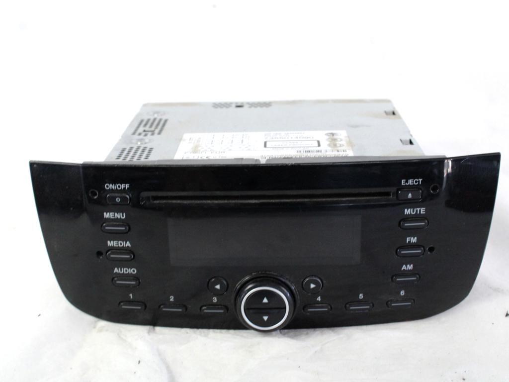 RADIO CD / OJACEVALNIK / IMETNIK HIFI OEM N. 735501409 ORIGINAL REZERVNI DEL FIAT PUNTO EVO 199 (2009 - 2012)  BENZINA/METANO LETNIK 2010