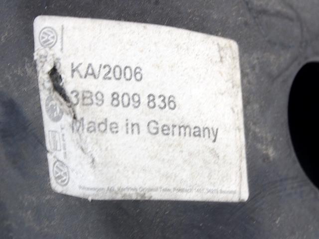 BOCNA STRUKTURA KAROSERIJE OEM N. 3B9809836 ORIGINAL REZERVNI DEL VOLKSWAGEN PASSAT B5.5 3B3 3B6 3BG R BER/SW (11/2000 - 2005) DIESEL LETNIK 1998