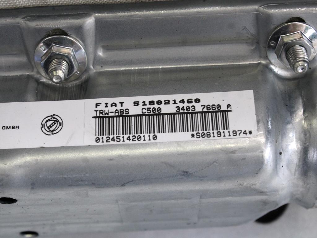 KIT AIRBAG KOMPLET OEM N. 18904 KIT AIRBAG COMPLETO ORIGINAL REZERVNI DEL FIAT CROMA 194 MK2 R (11-2007 - 2010) DIESEL LETNIK 2007